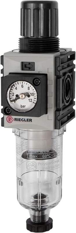 Thumbnail - Filterregler »FUTURA-mini«, pc-b., Kompaktmano, ha, g 1/4, 0,5-8 - Riegler