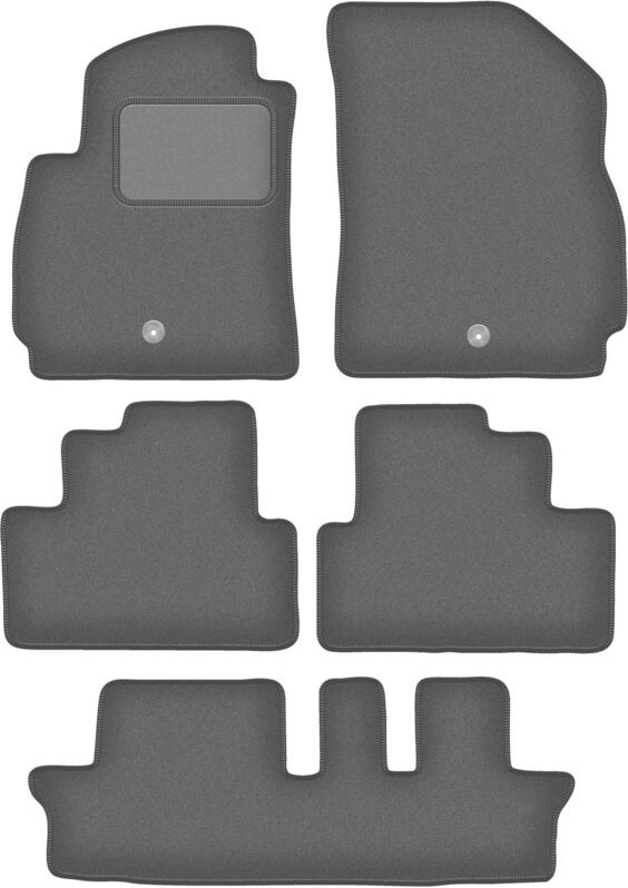 Graphit-Automatten für: Chevrolet Orlando I 7-Sitzer (2011-2015)