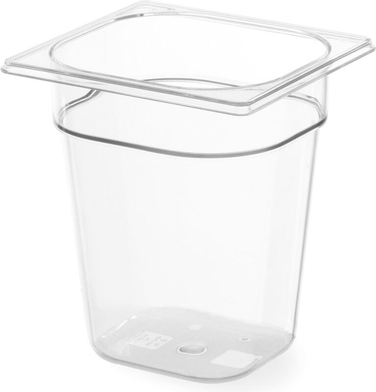 Gastronorm-Behälter 1/6, Profi Line, gn 1/6, 3,4L, Transparent, 176x162x(H)200mm - Hendi