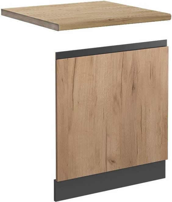 Vicco - Frontblende R-Line, Goldkraft Eiche, 60 cm , ap Eiche