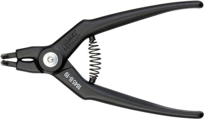 Sicherungsring-Zange, Spitzen 90° abgewinkelt (Form b), 172 mm lang, Art.Nr. 1845B-19 - Hazet