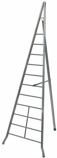 Aluminium Obstleiter 13 Sprossen - Max. Arbeitshöhe 5.33m - AG450