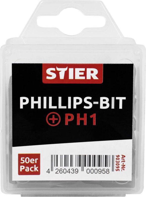 Thumbnail - Phillips-Bit-Großpackung PH1 50 Stk - Stier