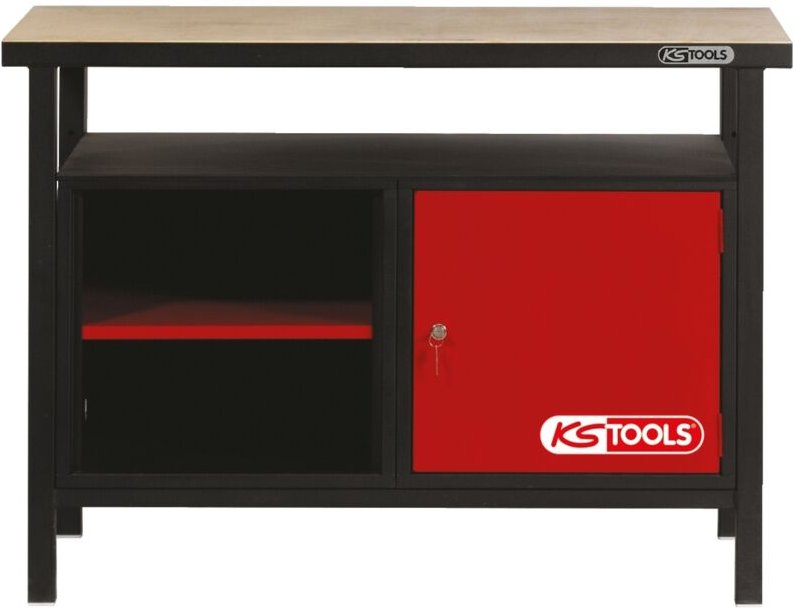 Werkbank mit 1 Tür, H840xB1200xT600mm