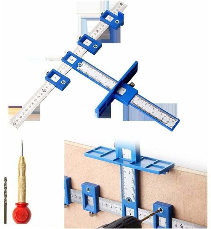 Hardware-Vorrichtung, Bohrführung für Lochsucher, Bohrschablonenführung für Tür- und Schubladengriffe