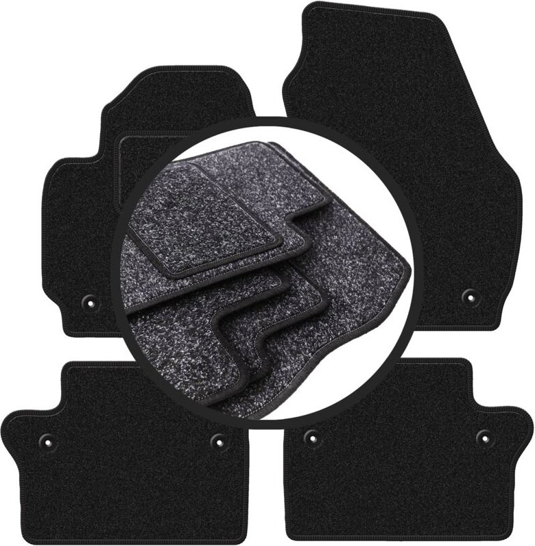 ANTHRA Autofußmatten für: Volvo S80 II Limousine (2006-2016)