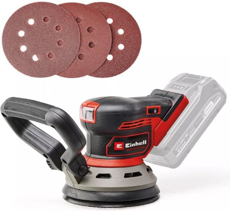 Ponceuse excentrique 18V Ø125mm tp-rs 18/32 Li bl (solo) Einhell 4462020