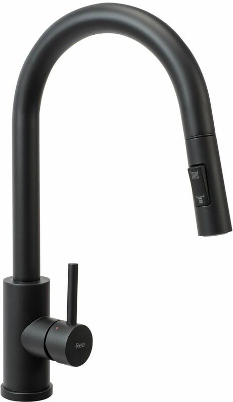 Küchenarmatur fresh black mat - REA