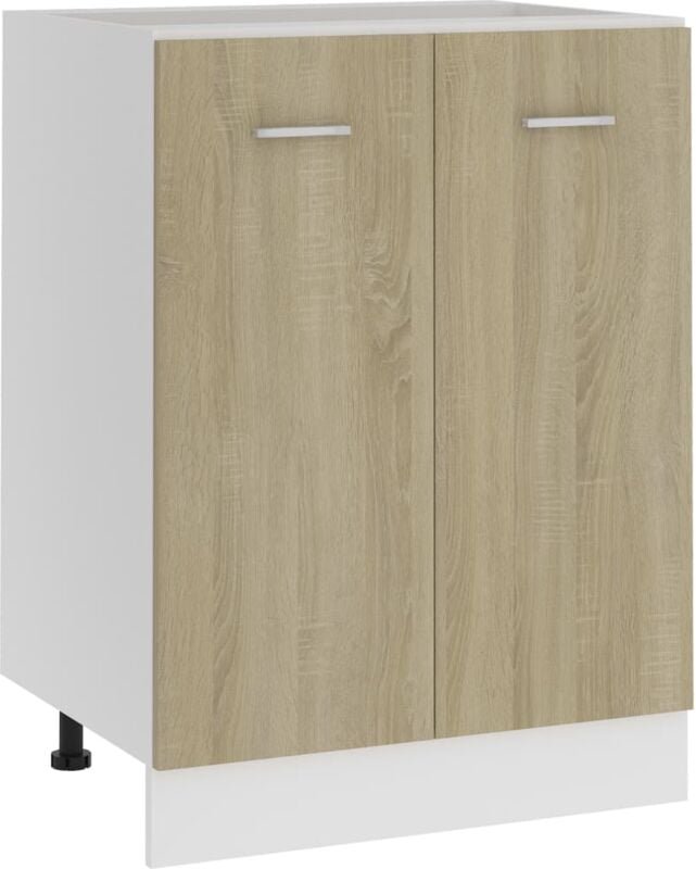 Unterschrank Lyon Sonoma-Eiche 60x46x81,5 cm Holzwerkstoff Vidaxl
