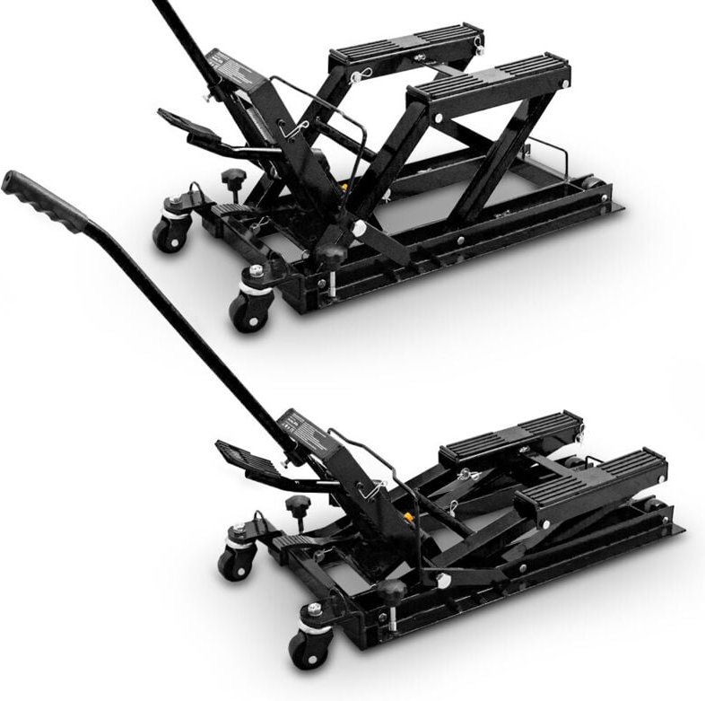 Bituxx Motorradheber Heber Montageständer Hebebühne Montageheber Motorradhebebühne Hydraulisch Lifter Bock ATV Quad bis ...