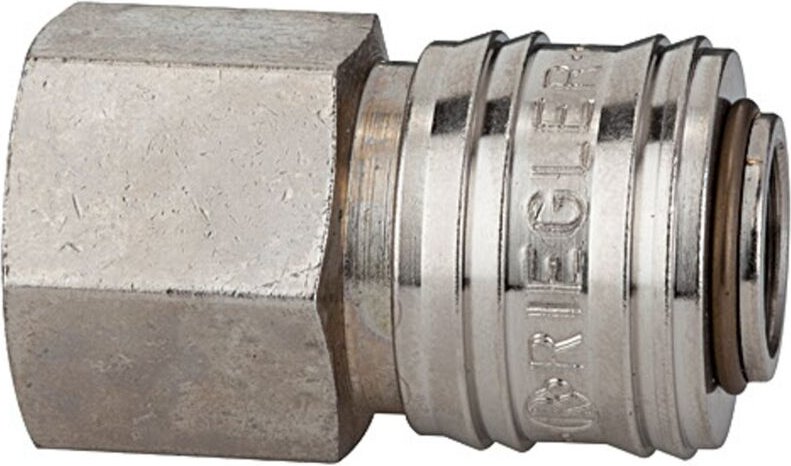 Riegler Schnellverschlusskuppl. NW 7,2 »connect line«, MS vern., G 3/8 IG