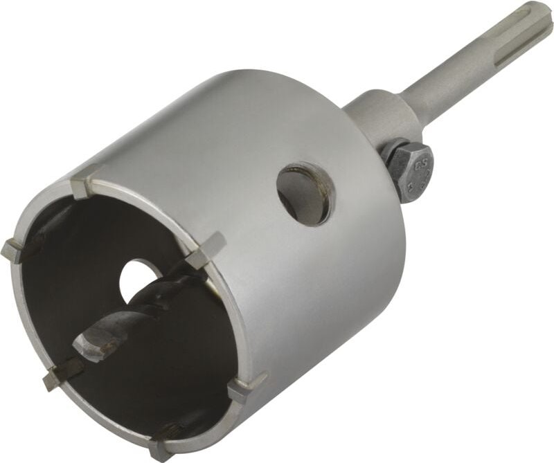 Wolfcraft - i BohrkroneI 8914000 Ihartmetallbestückt, mit Spanndorn SDS-plus, ø 68 mm, Schnitttiefe 46 mm, zum Setzen vo...