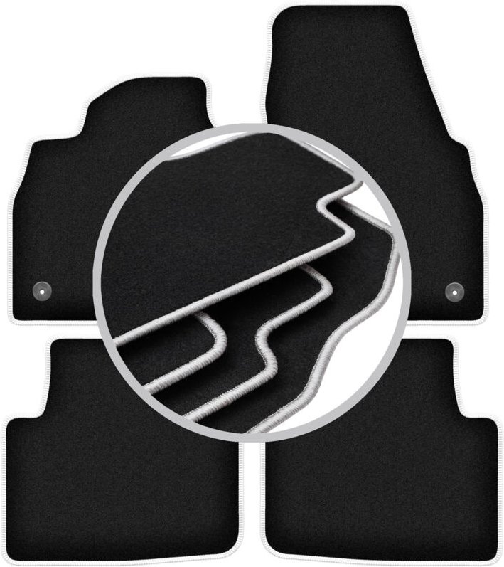 CARLUX-SILVER Autofußmatten für: Skoda Scala Fließheck (2019-)