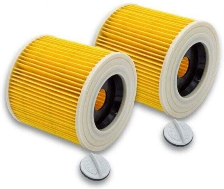 Filtros de cartucho para aspiradora compatibles con Kärcher WD2 WD3 MV3 MV2
