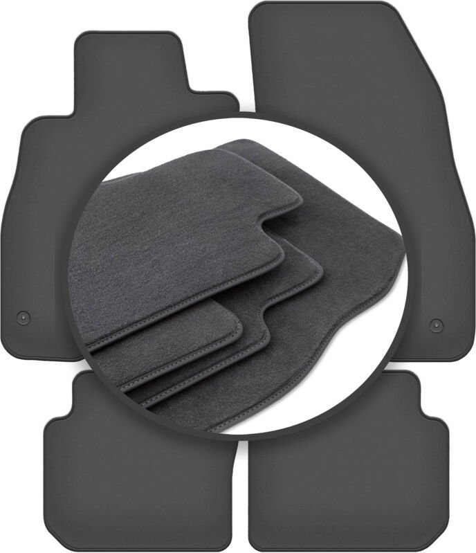 Premium-Fußmatten für: Fiat Punto 12' Schrägheck (2012-2018)