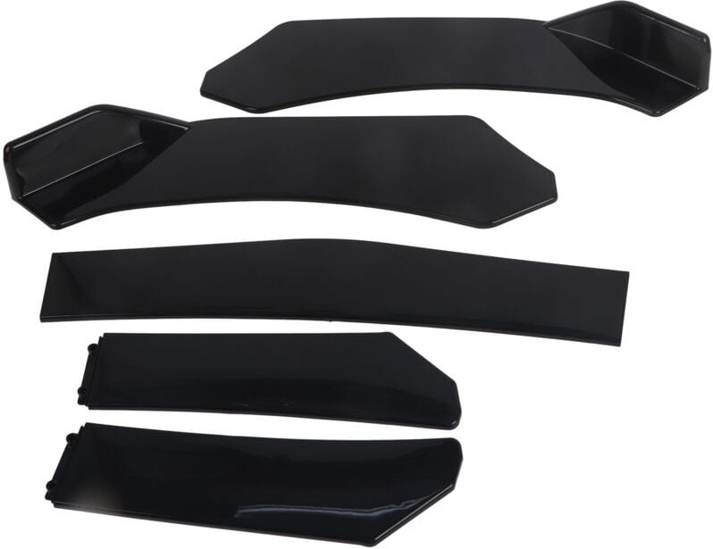 5-teiliges Frontstoßstangen-Lippenkörper-Set, Universal-Splitter, Spoiler, Diffusor, Canard-Schutz für Auto - Eosnow