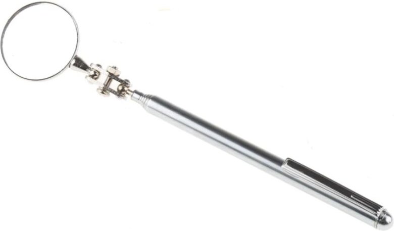 360° Gelenkspiegel mit 180 mm Edelstahlgriff Maxicraft