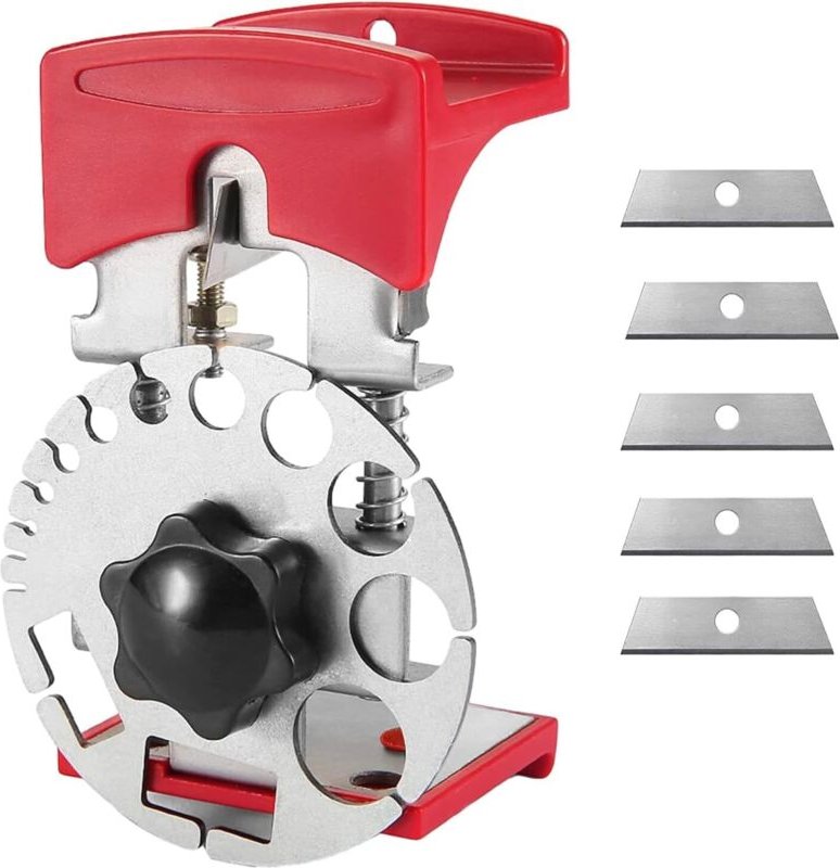 Elektrischer Kabelabisolierer, Tragbarer Abisolierer, Elektrisches Multifunktional mit 5 Austauschbaren Gelenken, Spela ...
