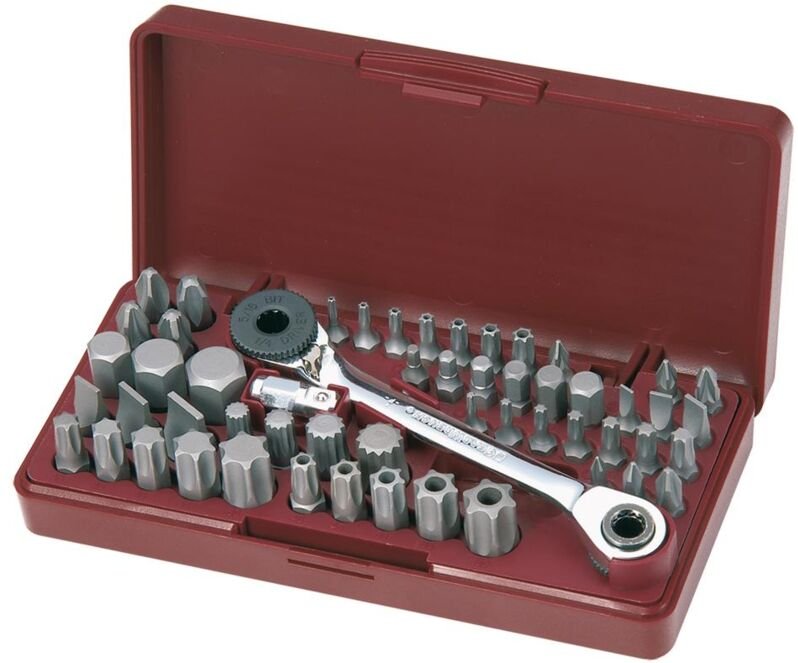 Kraftwerk - 55-t. Tribit-Werkzeugsatz 1/4'+5/16'