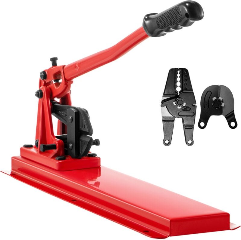 Mophorn-Tisch-Presswerkzeug, 24-Zoll-Drahtseil-Pressset. Crimper mit Kabelbolzen-Schneidkopf. Tisch-Crimpzange für Hülse...