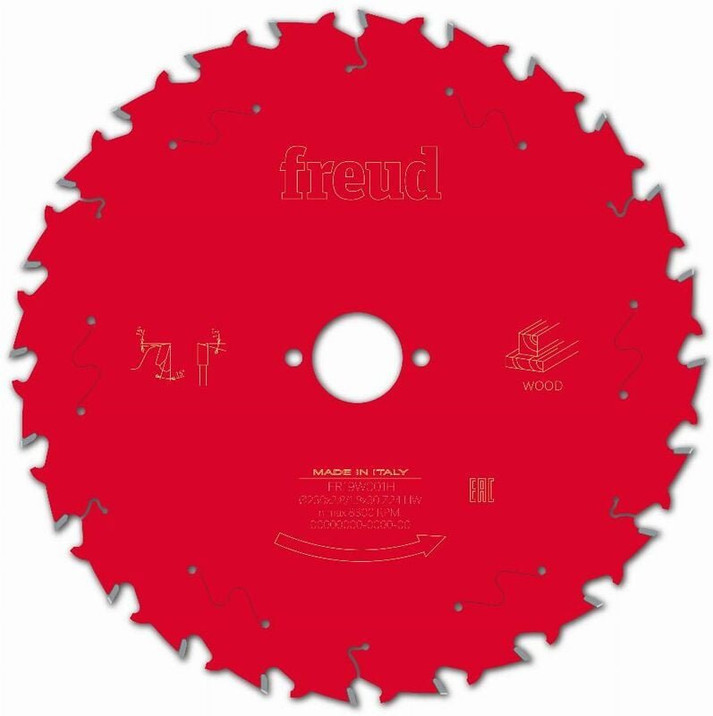 Sägeblatt für Handkreissäge Freud 230 2,8/1,8 AL30 Z24 ba 15° - F03FS09728 -FR19W001H