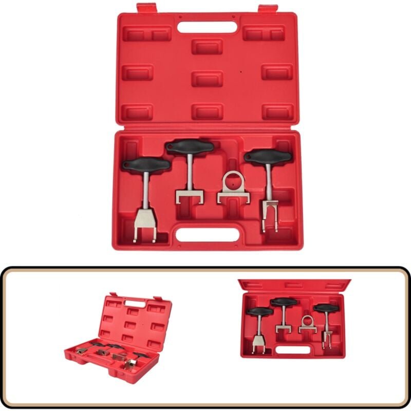 Vidaxl - 4-tlg. Zündspülen-Abzieher-Satz Geeignet für vw Audi - Zündspülen-Abzieher - VAG-Fahrzeuge - Volkswagen - Audi ...