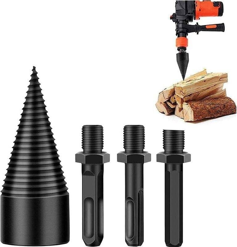 Holzspalter 45 mm, Holzspalter, Holzspalter-sicherer Bohrer, Holzspalter, Holzspalter zum Spalten von Holz, Holzbohrer f...