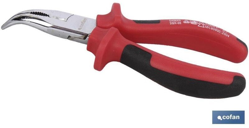 Telefonzange Gebogener Mund 1000 V 6 (160 mm)