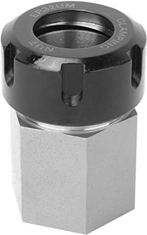 ER32 Spannzangenblock, harter Stahl, Federfutter, Spannzangenhalter für CNC-Drehmaschine, Gravierschneidemaschine (quadr...
