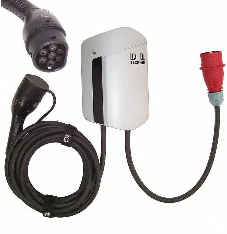 Apex - Wallbox 11kW Ladekabel 7m Typ 2 mobile Ladestation Elektrofahrzeuge Gerät 55862