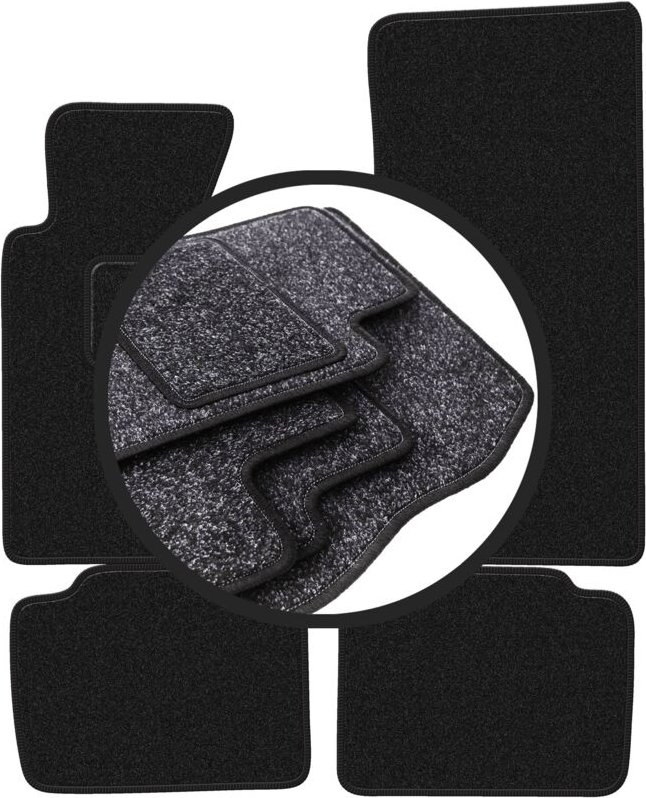 ANTHRA Autofußmatten für: BMW 5 E34 Limousine, Kombi, Touring (1988-1994)