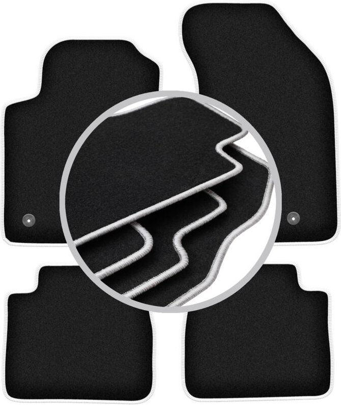 CARLUX-SILVER Autofußmatten für: Lancia Delta III Fließheck (2008-2014)