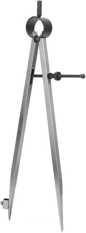 Flügelteiler, Zirkel aus Karbonstahl für Lederhandwerk, verschließbarer Flügelteilerschlitz, Zeichenzirkel mit Bleistift...