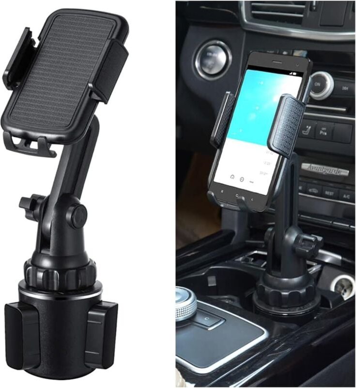 Becher-Telefonhalter, Universal-Auto-Becherhalter, verstellbarer Winkel, Smartphone-Halter, universeller 360°-Drehbecher...