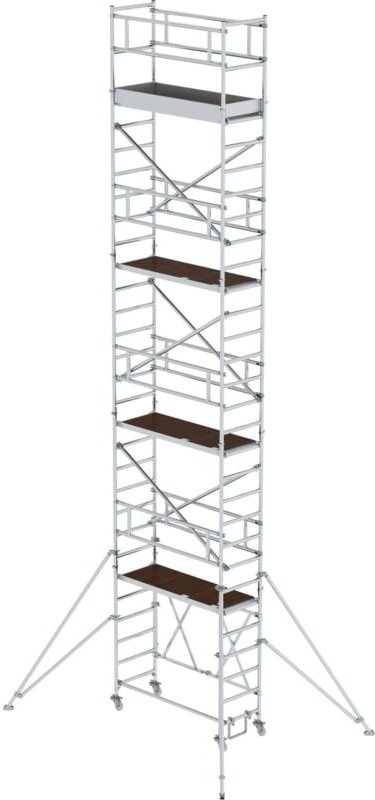 Günzburger Steigtechnik - Klappgerüst 0,75 x 1,8 m mit Ausleger Plattformhöhe 7,8 m - 115179