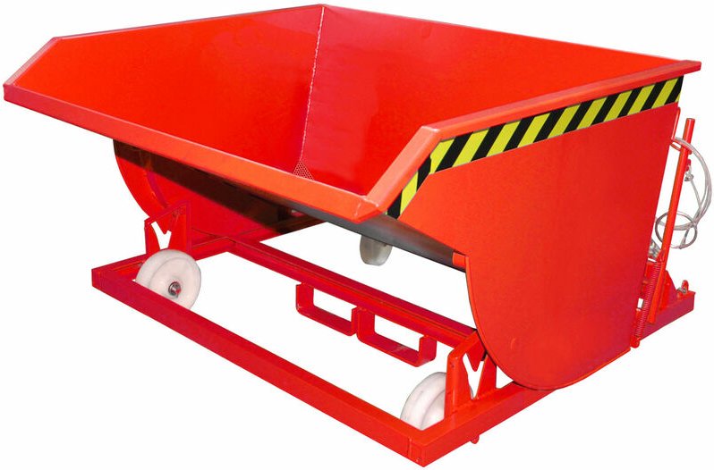 Bauer Spänebehälter SKM 75, lackiert, Feuerrot