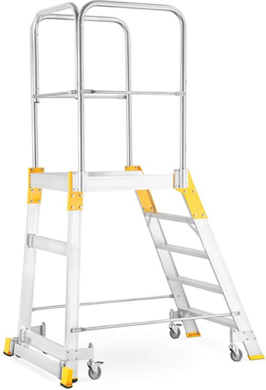 Mobile Plattformtreppe 4 Stufen - Maximale Arbeitshöhe. 2.83m - 9504R