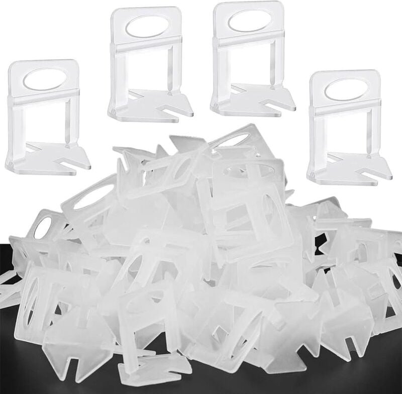 Thumbnail - 100 Stück Standard Laschen Fugenbreite 1.5mm, Nivelliersystem Fliesen Nivellierhilfe Zuglaschen Fugenbreite Verlegehilfe...