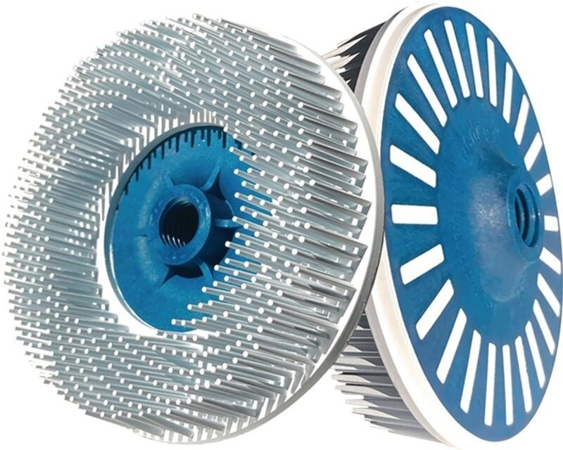 Thumbnail - Rundbürste Sunburst ø 115 mm M14 Drahtstärke 1,25 mm Kunststoff Körnung 120 premium 12000 min-¹