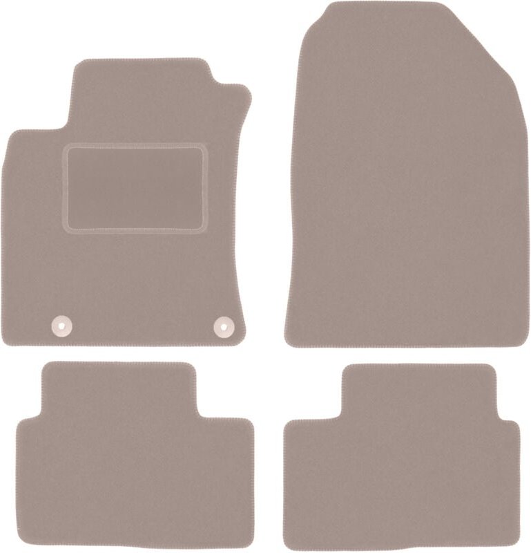 Beige Veloursmatten für: Kia xCeed Crossover (2019-)