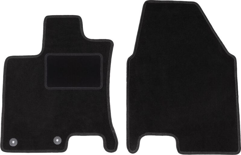 Vordere Matten schwarz für: Nisan Qashqai +2 Crossover (2008-2013)