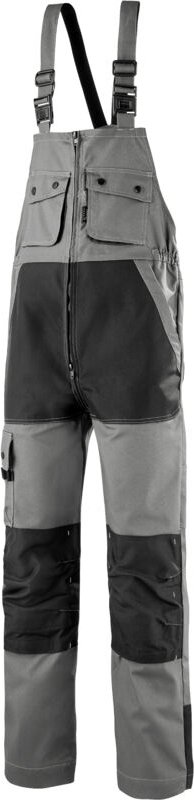 Trägerhose Craft Worker Grau Convoy/Schwarz XL