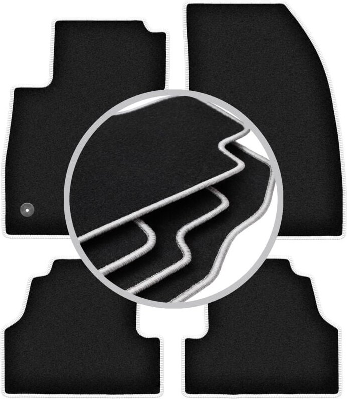 CARLUX-SILVER Autofußmatten für: Opel Mokka Crossover (2012-2016)