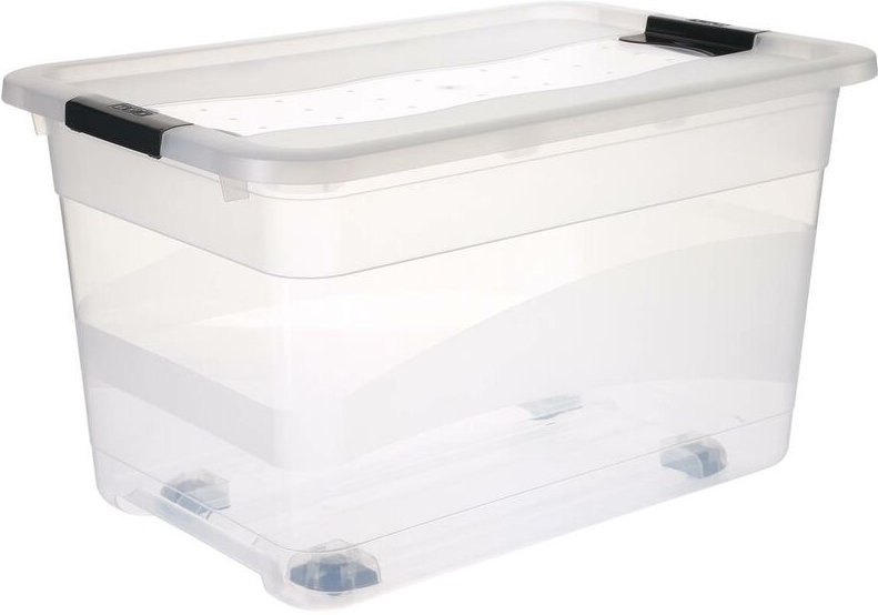 Transparente plastikbox 52l easy roll - 5 Five
