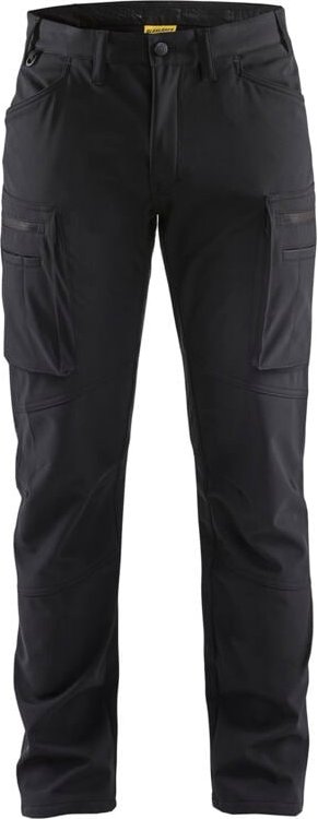 Arbeitssoftshell-Hose Stretch 1477 - Schwarz S - FR(40) - SE(C46) - Normen