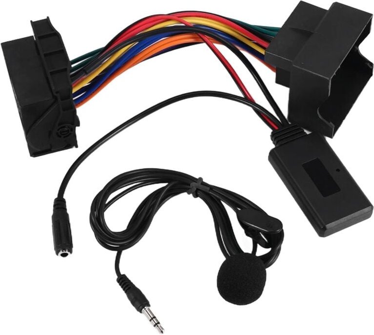 Auto Bluetooth 5.0 Aux Kabel Mikrofon Freisprecheinrichtung Handy Kostenlose Anrufe Adapter für Mondeo Focus Fiesta 6000...