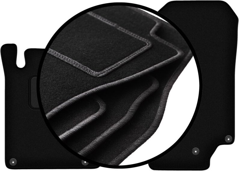 Komplettsatz Veloursmatten für: Mercedes SL R129 500 SL (1989-2001)