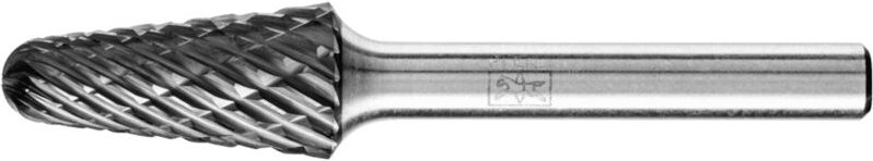 Thumbnail - PFERD TOOLS Hartmetall Hochleistungsfrässtift ALLROUND Rundkegel KEL Ø 12x25mm Schaft-Ø 6mm HICOAT universal