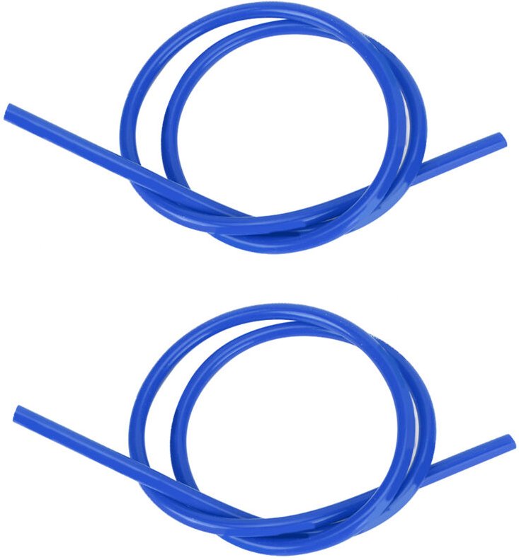 Eosnow - 2 Stück Zünddraht 8 mm Silikon Siliziumkarbidkern Zünddraht 1 m lang Blau