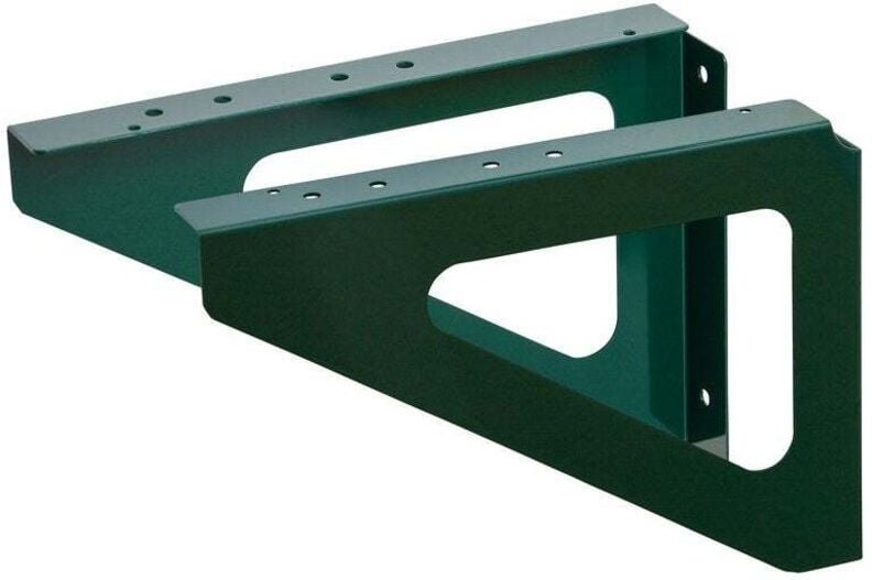 2er-Set Renz-Halterungen H.17,5 x B.25 x T.3 cm, Grün RENZ